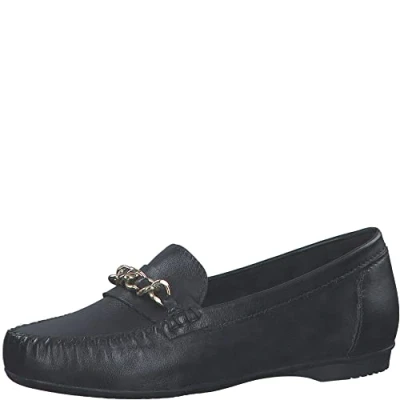 Image de MARCO TOZZI Femme Damen 2 24202 20 Mocassin, Noir, 38 EU