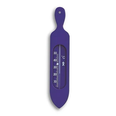 Image de TFA Dostmann Thermomètre de bain 14.3018.06 Analogique Pour déterminer la température l&#039;eau Sans BPA Particulièrement précis Bleu