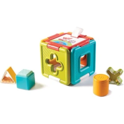 Image de Tiny Love 3333150431 Cube d&#039;Activités 2 en 1 Trieur de Formes/Puzzle Jouet d&#039;Eveil Bébé 6 Mois/Plus Collection dans la Prairie