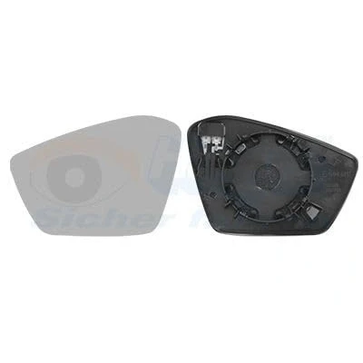 Image de VAN WEZEL 7611837 Miroir De Rétroviseur gauche SKODA: Kamiq, Scala 3/5 portes