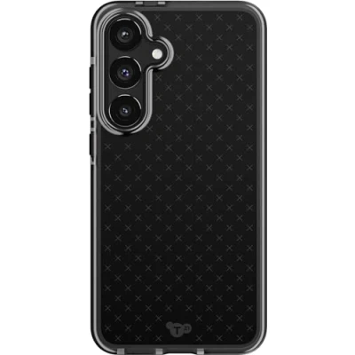 Image de tech21 Evo Check S24 Plus Coque pour Samsung Galaxy S24+ Protection Ultime Contre Les Chutes en Noir fumé