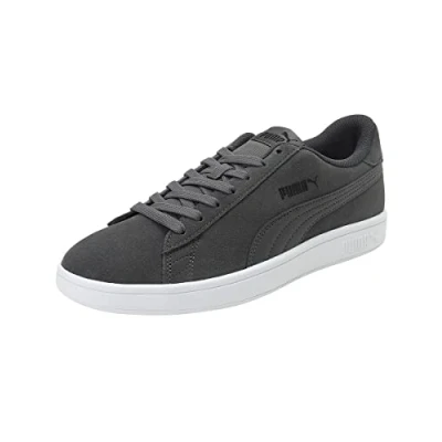 Image de Puma Mixte Smash V2 Baskets, Castlerock Noir Blanc, 37.5 EU