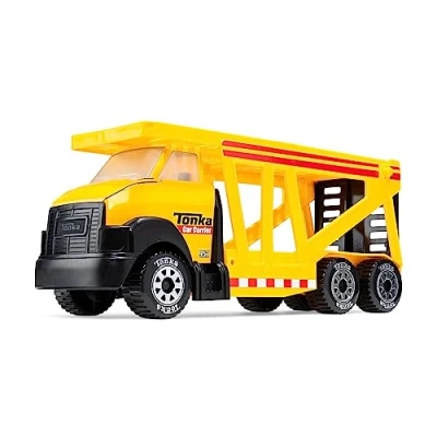 Image de Porte Voitures Tonka Steel Classics, 6263, Acier Laminé à Froid, Jouet de Transport Durable pour le Jeu Intérieur et Extérieur,Jeu Véhicule Imaginatif Créatif les Enfants Âgés 3 Ans +