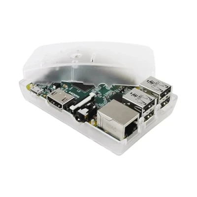 Image de Raspberry Pi modèle B + (B Plus) Clear Case