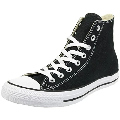 Image de Converse Zapatilla Alta All Star Hi Unisex Deportiva Casual Negra con Cordones Modelo M9160C 001