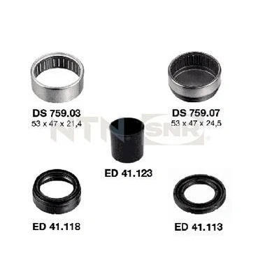 Image de SNR KS559.06 Support d&#039;Essieu PEUGEOT: 106 I 3/5 portes, II CITROËN: Saxo AX