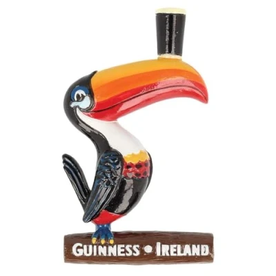 Image de Guinness Official Merchandise Aimant en résine 3D forme de toucan