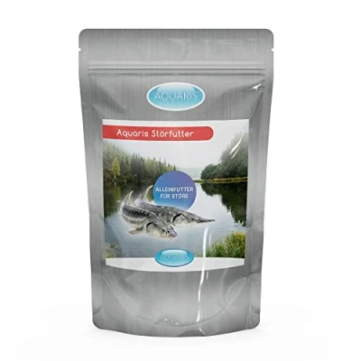 Image de AQUARIS La Nourriture pour esturgeon ne Trouble Pas l&#039;eau et Contient de Nombreux nutriments avec des éléments bénéfiques est Facile à digérer 680 g / 1 l 6 mm