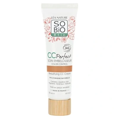 Image de LÉA NATURE SO bio étic CC Crème Color Control certifiée Perfect Médium Soin embellisseur Anti rougeurs, fatigue, teint terne Centella asiatica VeganMade in France30 ml