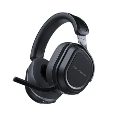 Image de Turtle Beach Recon 700 Noir PC Casque Gaming Sans Fil w/ 80hr Batterie, Écouteurs de 60mm, Deux émetteurs &amp; Bluetooth pour PC, PS5, PS4, Nintendo Switch and Mobile