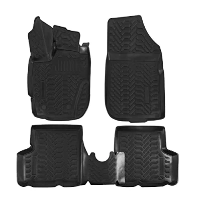 Image de TAPIS DE SOL EN CAOUTCHOUC 3D EXCLUSIF COMPATIBLE AVEC DACIA DUSTER 2014 2017 4pcs