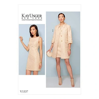 Image de Vogue Patterns Veste et Robe pour Femme Multicolore 20 x 0,5 25 cm