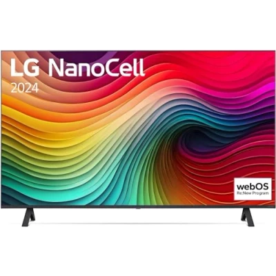 Image de LG Nanocell TV 2024 43NANO81 43 Pouces UHD Processeur α5 Gen7 AI 4K, Bleu foncé