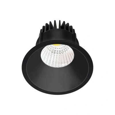 Image de Arcchio downlight LED Niria, noir, 2.700K