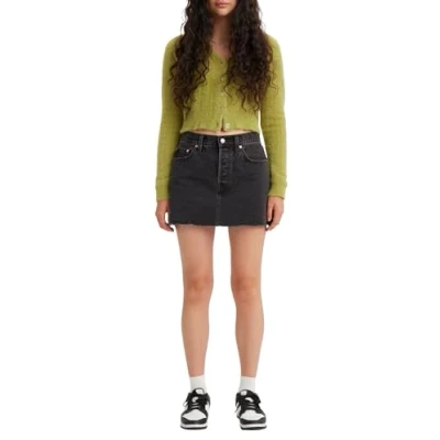 Image de Levi&#039;s ICON Skirt Jupe en jean, Femme, Taille: 23, There&#039;s a storm coming