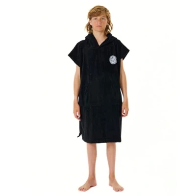 Image de Rip Curl Junior Logo Hooded Towel Changing Robe/Poncho 009BTO Grey Size L