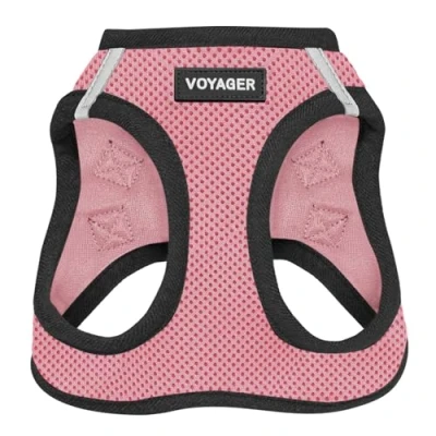 Image de Best Pet Supplies Harnais BPS Voyager Ajustable en Maille Filet pour Chien Tous Temps Anti Traction avec Veste rembourrée Chiot et Chats