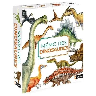 Image de Mémo des dinosaures Un jeu de memory pour apprendre en s&#039;amusant famille Dès 4 ans