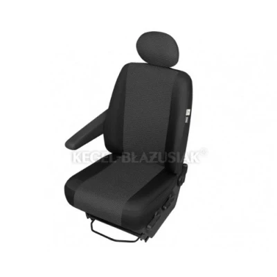 Image de KEGEL 5 1438 217 4015 Couverture de siège noir Polyester avant