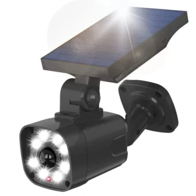 Image de Proxinova Camera Factice Exterieur, Projecteur Solaire avec Detecteur de Mouvement Exterieur PIR, Eclairage durable, 900 Lumens, IP65 étanche, Lumiere