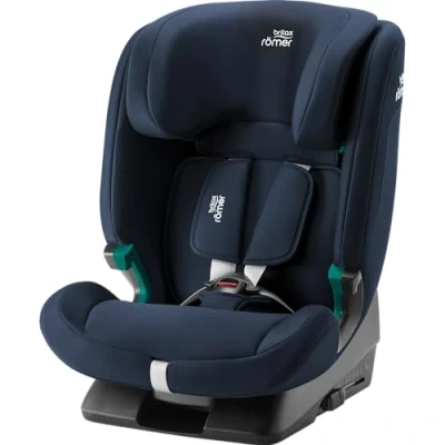 Image de BRITAX RÖMER Siège Auto EVOLVAFIX, avec ISOFIX, enfant de 76 a 150 cm (i Size), 15 mois 12 ans, Night Blue