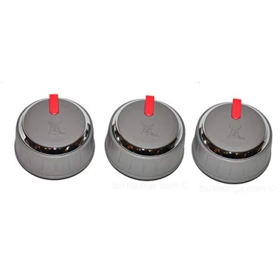 Image de Weber 66047 3 Piece Knob Kit for 2019 and Newer Genesis II E/ES 310/610 Series Grills