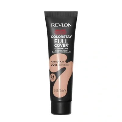 Image de Revlon ColorStay Full Cover Fond de Teint Couvrant Imperfections Maquillage Couvrance optimale et fini mat Résite à Toutes Épreuves Effet Seconde Peau 30ml N220 Natural Beige