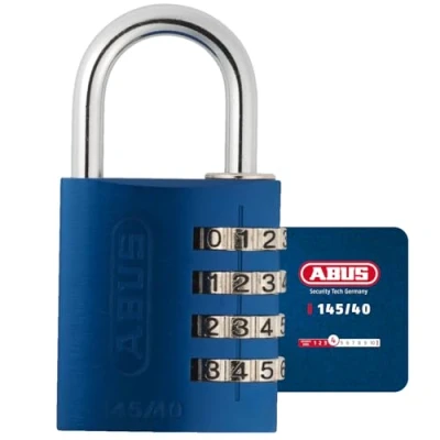 Image de Abus 145/40 Cadenas à combinaison 40 mm Bleu