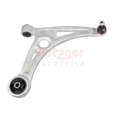 Image de METZGER 58146901 Bras de suspension avec support en caoutchouc, rotule Essieu avant gauche barre oscillant transversal