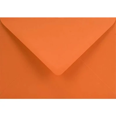 Image de Netuno 100 enveloppes oranges B6 125x175mm 115g Sirio Color Arancio colorées rabat pointu décoratives pour invitations mariage Noël cartes de vœeux postales anniversaires
