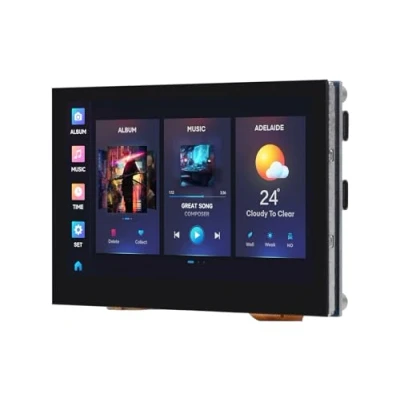 Image de Waveshare ESP32 S3 4.3inch Capacitive Touch Display Development Board with 2.4GHz WiFi and BLE 5 Support,32 bit LX7 Dual Core Processor,Integrates High Capacity Flash PSRAM