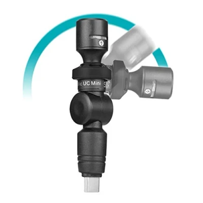 Image de Microphone à condensateur Saramonic SmartMic UC Mini avec sortie USB C noir