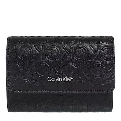 Image de Calvin Klein MUST Trifold Portefeuille, Femme, Taille: One Size, black