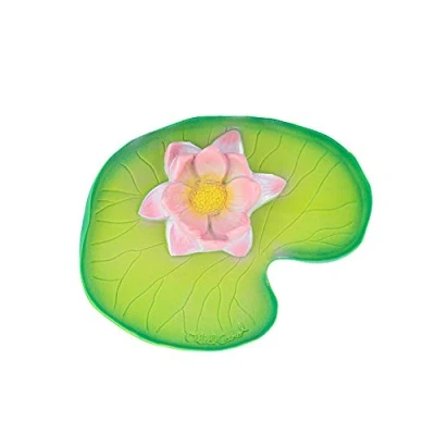 Image de Oli &amp; Carol Jouet de Bain en Caoutchouc Naturel, Water Lily, Nénuphar, 13 cm