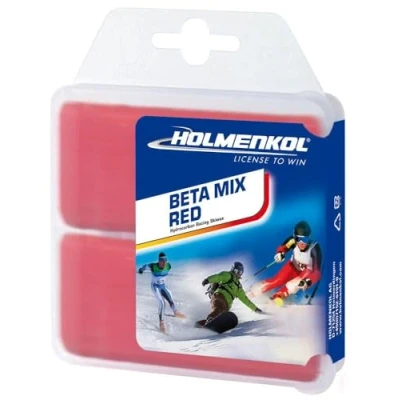 Image de Holmenkol Betamix Red 2x35g Cire pour skis et snowboard