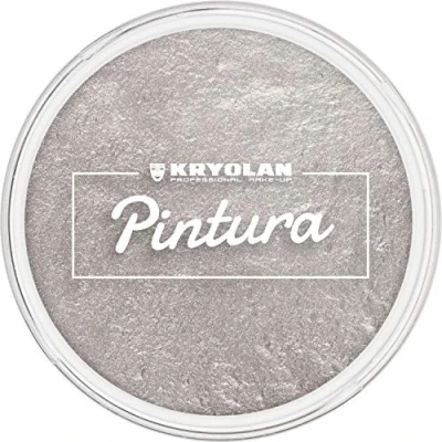 Image de Kryolan Pintura Water Color Maquillage 25 ml, couleur: Blanc Lavable, Végétalien, Sans parfum, parabène, gluten Idéal pour enfants, fêtes, carnaval et Halloween