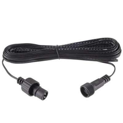 Image de SIGANDG Câble de rallonge pour lampe Noël, 2 Pin guirlande lumineuse, étanche IP44 globe, icicle, lumière intérieure et extérieure(10M)