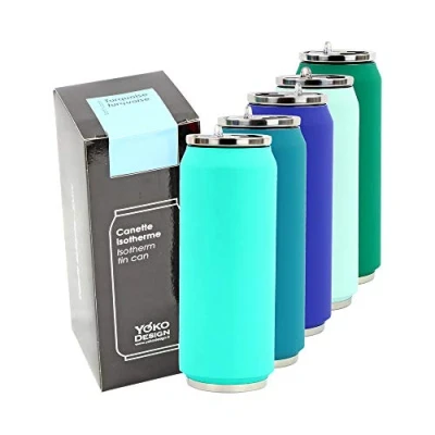 Image de Yoko Design CANETTE SOFT ISOTHERME 500 ML COLORIS TURQUOISE