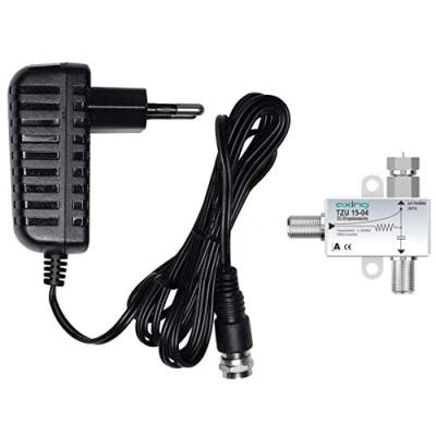Image de Axing TZU 110 04 DC in Set d&#039;alimentation à Distance 12 V Bloc DVB C Sat 5 2400 MHz