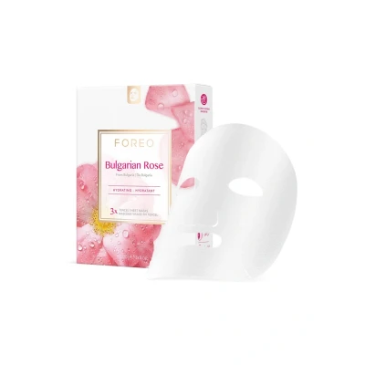 Image de Foreo FARM TO FACE Sheet MASK Bulgarian ROSE 3PCS Masque visage, Taille: One Size,