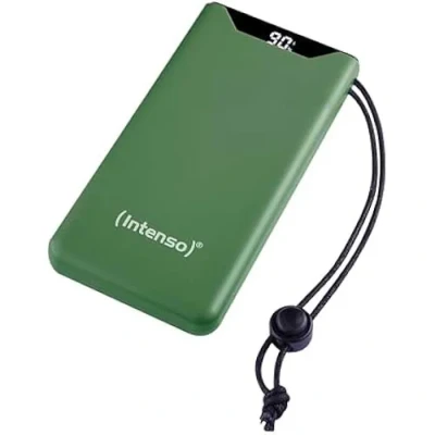 Image de Intenso Powerbank F10000 Batterie Externe avec PD (20 W) et QC (18 W), Port USB C A, 10 000 mAh, Vert
