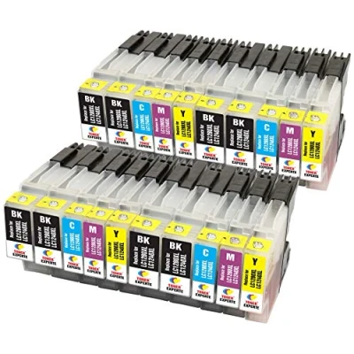 Image de LC1280XL LC1240XL TONER EXPERTE® 20 XL Cartouches d&#039;encre compatibles pour Brother MFC J430W J5910DW J625DW J6510DW J6910DW J825DW DCP J525W J725DW J925DW Grande Capacité