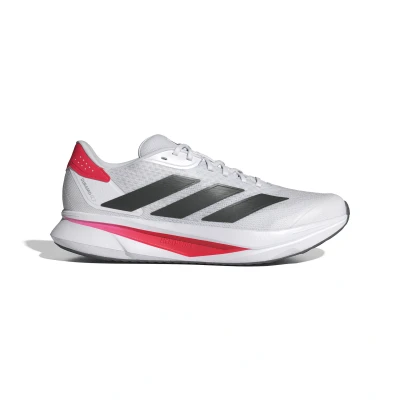 Image de adidas Performance Duramo Chaussures de running, Homme, Taille: 42 2/3, Footwear white/core black/lucid red Tissu / matière synthétique