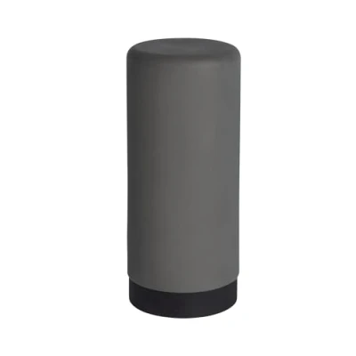Image de WENKO Distributeur de Liquide Vaisselle Easy Squeez e Savon en Silicone Anti Fuite pour la Cuisine Haut Gamme Dosage Facile Contenance 250 ML 6x14cm Gris