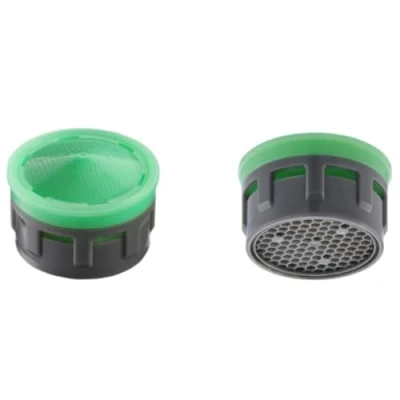 Image de Schläfer 1802212 2PCS Insert Aérateur de robinet compatible NEOPERL Honeycomb Perlator DL M22x1 et M24x1, debit 7.5 lit/min économie d&#039;eau, Recharge Mousseur Salle bain Cuisine