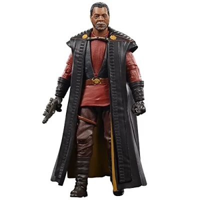 Image de Star Wars Hasbro Figurine articulée de Collection The Black Series du Magistrat Greef Karga Mandalorian 15 cm pour Enfants à partir 4 Ans F5523 Multicolore