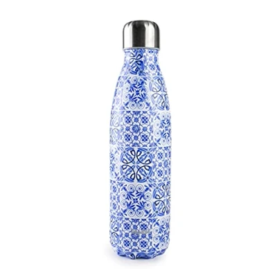 Image de Ibili Bouteille Isotherme Aveiro, 350 ml, Acier Inoxydable 18/10, Double Paroi, Réutilisable