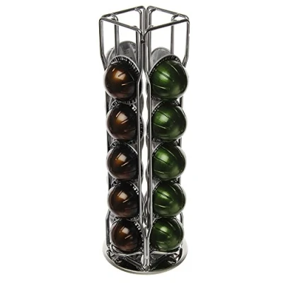 Image de Nespresso Vertuo Lot de 20 porte capsules à 4 rangées avec base rotative 360
