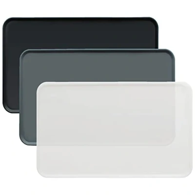 Image de KaraLuna Tapis de gamelle Basique en Silicone (Transparent, 48 x 30 cm)