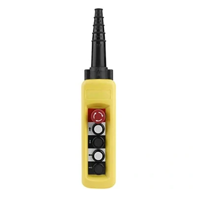 Image de Interrupteur de Commande Poussée pour Palan à Chaîne Grue XAC A4713 Bouton Poussoir Levage 4 Boutons